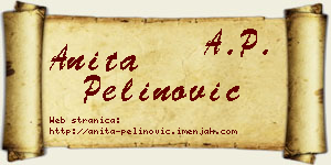 Anita Pelinović vizit kartica